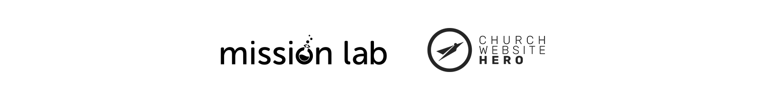 Mission Lab and Church Website Hero logos